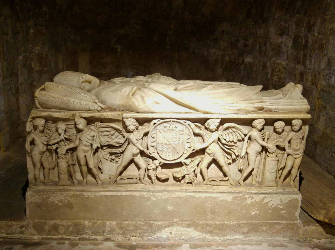 Tesoro y Cripta Catedral de Palermo - sarcófago del arzobispo Giovanni Paternó